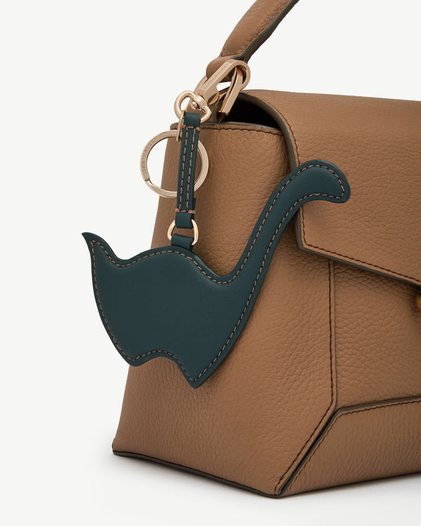 strawberry Bag Charm - Nessie Bottle Green