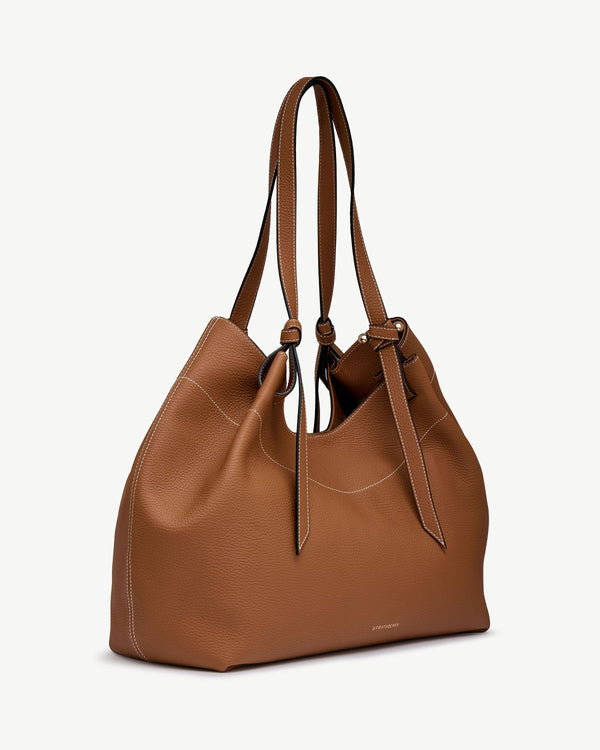 Strawberry Barra Tote - Tan