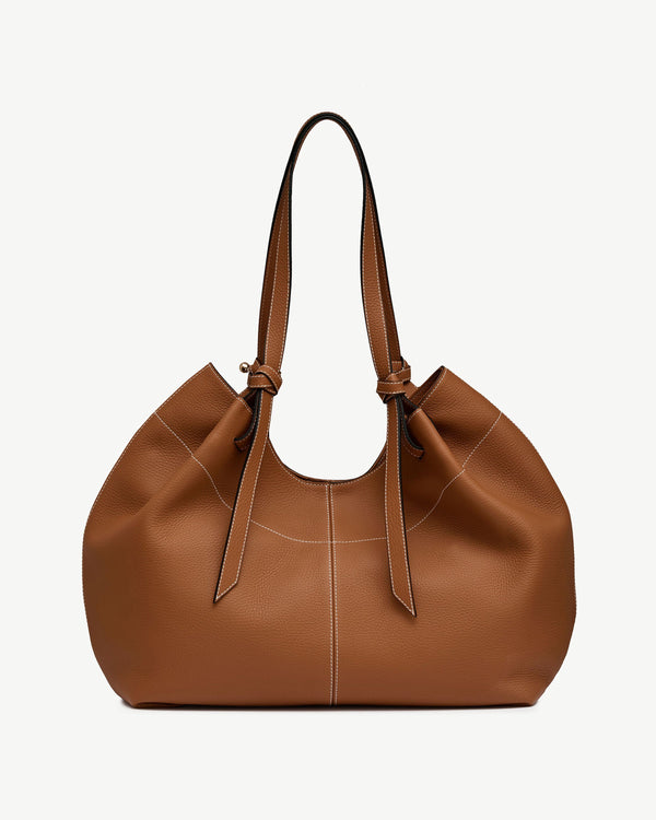 Strawberry Barra Tote - Tan