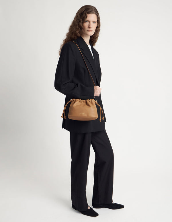 strawberry Charlotte Drawstring - Caramel