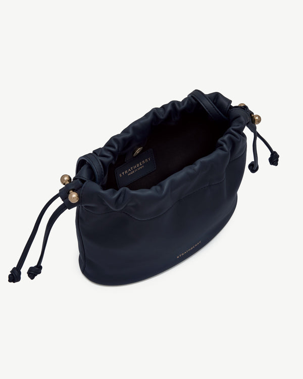 Strawberry Charlotte Drawstring - Marine Blue