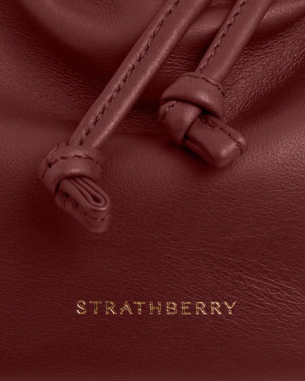 Strawberry Charlotte Drawstring - Oxblood