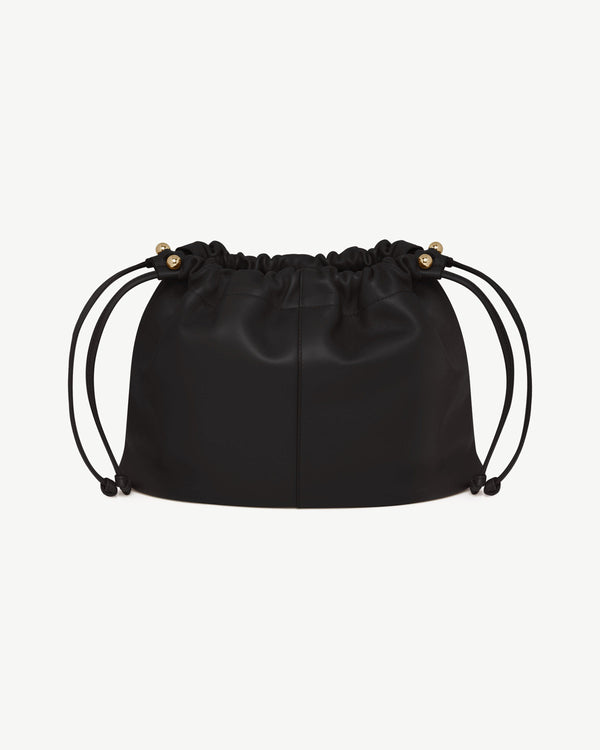 Strawberry Charlotte Midi Drawstring - Black