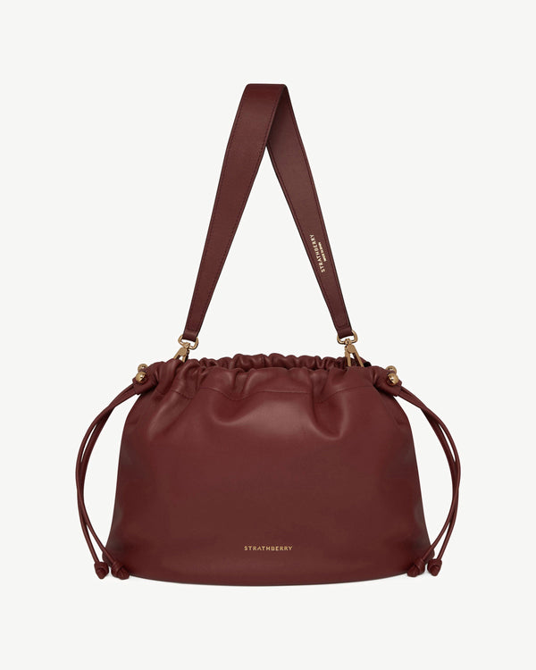 Strawberry Charlotte Midi Drawstring - Oxblood