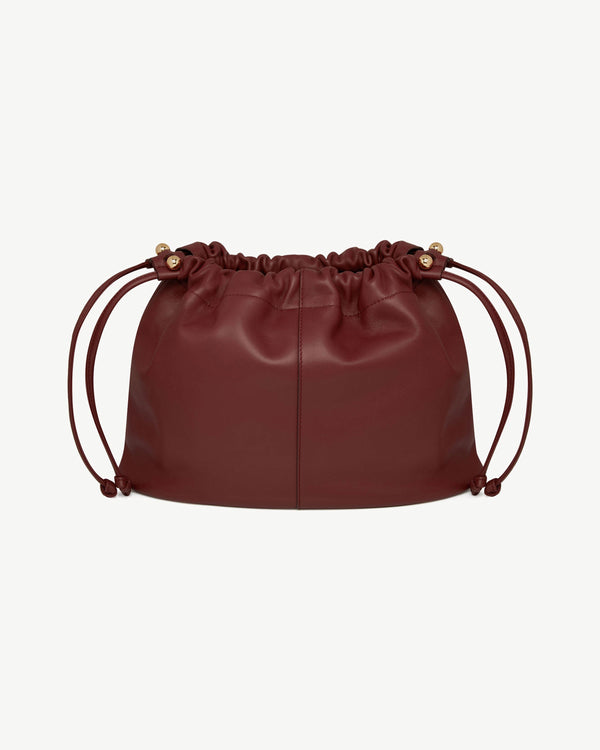 Strawberry Charlotte Midi Drawstring - Oxblood