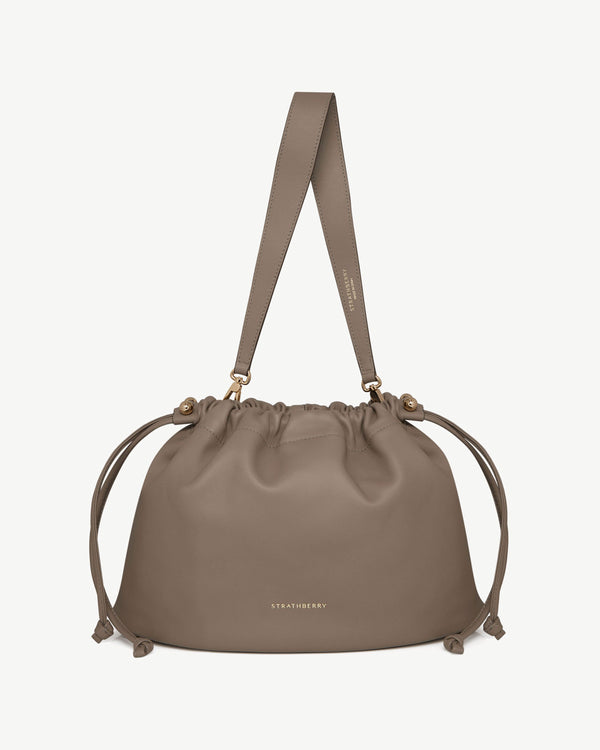 Strawberry Charlotte Midi Drawstring - Taupe