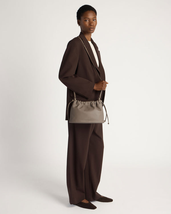 strawberry Charlotte Midi Drawstring - Taupe