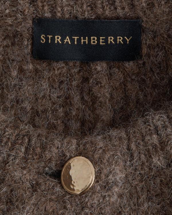 Strawberry Ember Cardigan - Otter