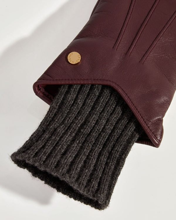 Strawberry Grange Gloves - Burgundy