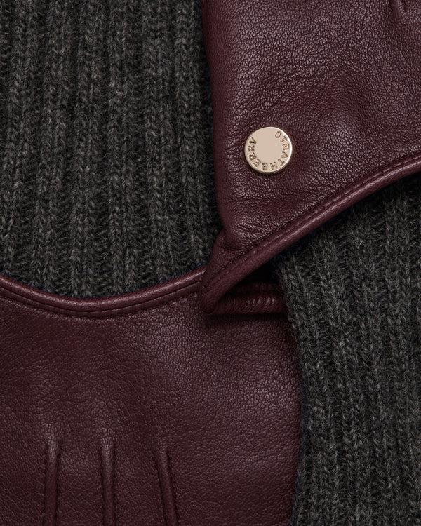 Strawberry Grange Gloves - Burgundy
