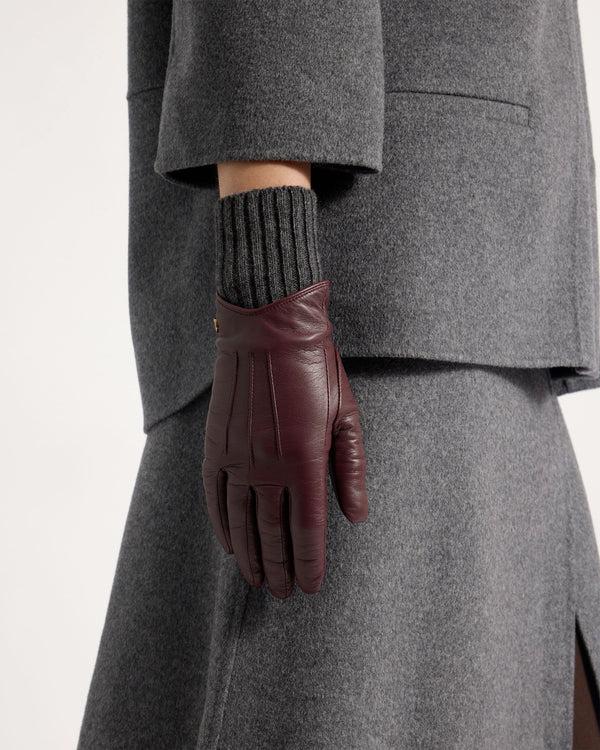 strawberry Grange Gloves - Burgundy