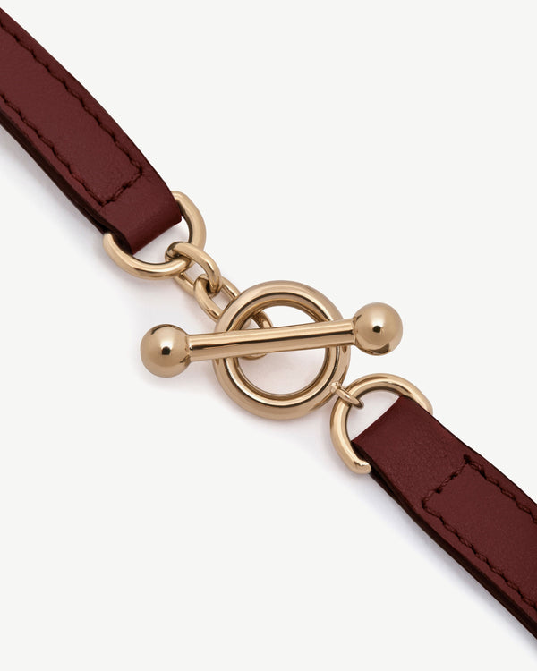 strawberry Kite Bracelet - Oxblood