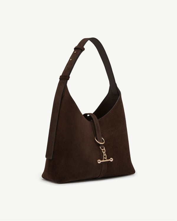 Strawberry Kite Hobo - Chocolate Suede