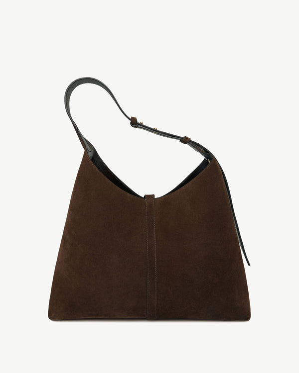 Strawberry Kite Hobo Maxi - Chocolate Suede