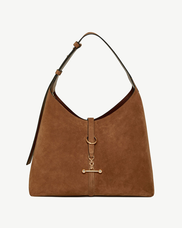 Strawberry Kite Hobo Maxi - Tan Suede