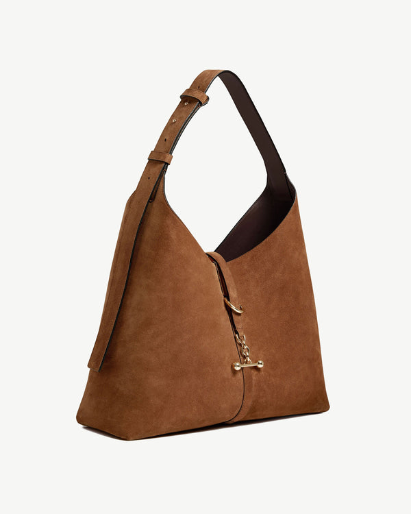 Strawberry Kite Hobo Maxi - Tan Suede