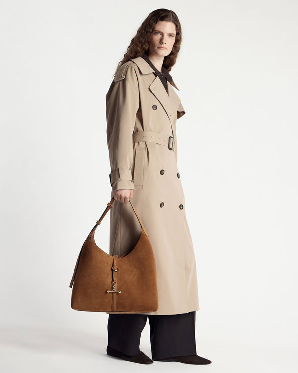 strawberry Kite Hobo Maxi - Tan Suede