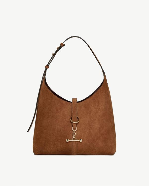 Strawberry Kite Hobo - Tan Suede