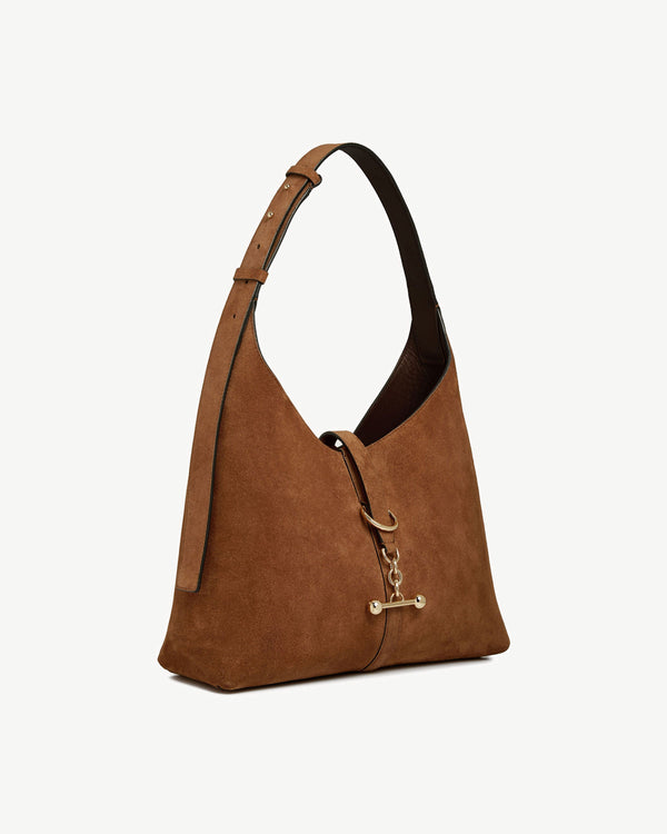 Strawberry Kite Hobo - Tan Suede