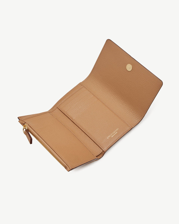 Strawberry Kite Medium Trifold Wallet - Caramel