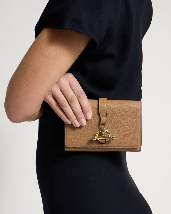 strawberry Kite Medium Trifold Wallet - Caramel