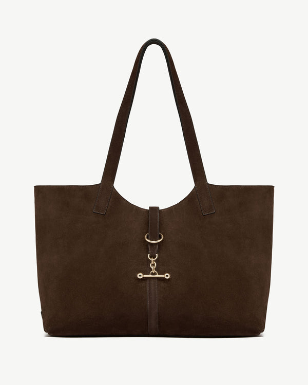 Strawberry Kite Tote - Suede Chocolate