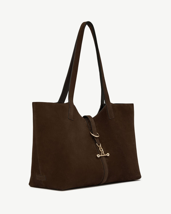 Strawberry Kite Tote - Suede Chocolate