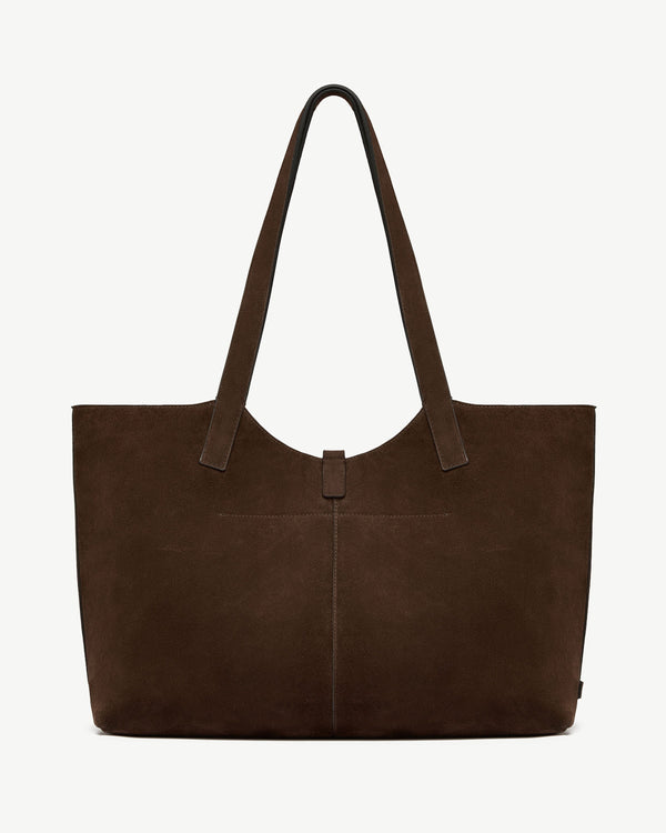 Strawberry Kite Tote - Suede Chocolate