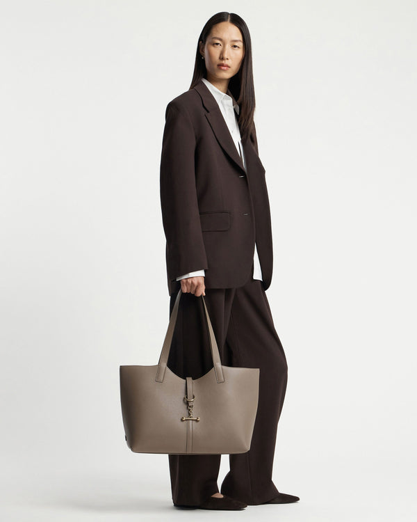 strawberry Kite Tote - Taupe