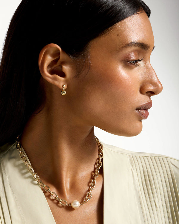 Strawberry Lana Earrings - 22 Carat Gold Gilded