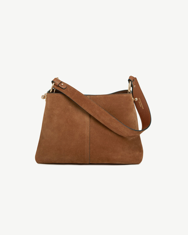 Strawberry Lana Hobo - Tan Suede