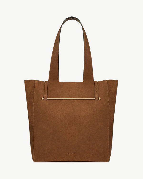 Strawberry Melody Tote - Tan Suede