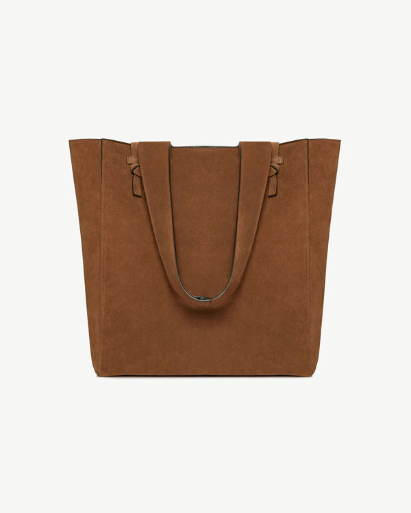 Strawberry Melody Tote - Tan Suede