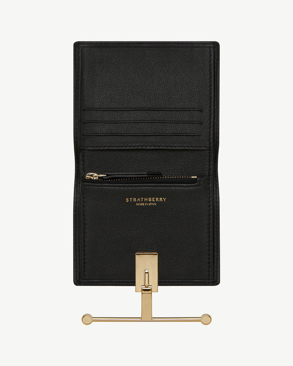 strawberry Melville Street Wallet - Black