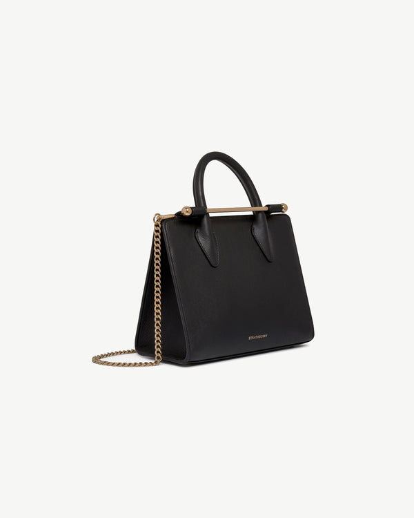 Strawberry Mini Tote - Black