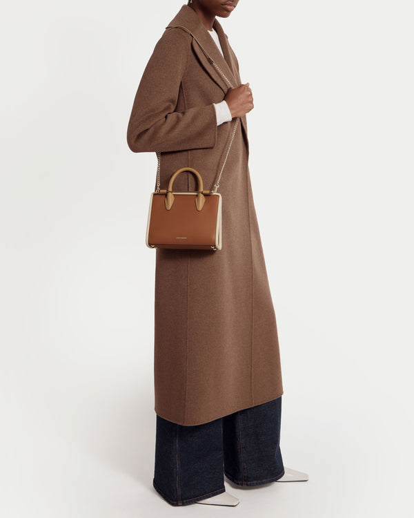 strawberry Mini Tote - Caramel/Sand/Chestnut