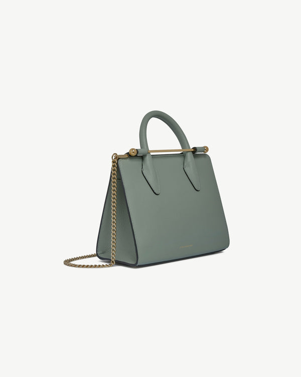 Strawberry Mini Tote - Library Green