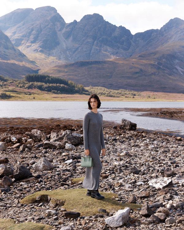 strawberry Mini Tote - Library Green