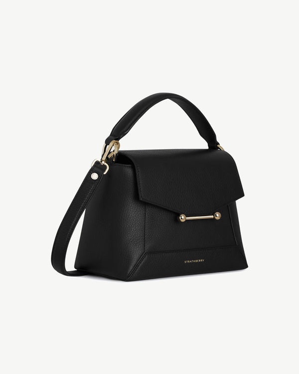 Strawberry Mosaic Bag - Black