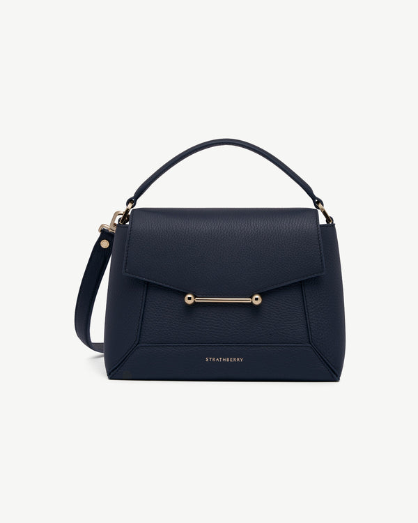 Strawberry Mosaic Bag - Navy