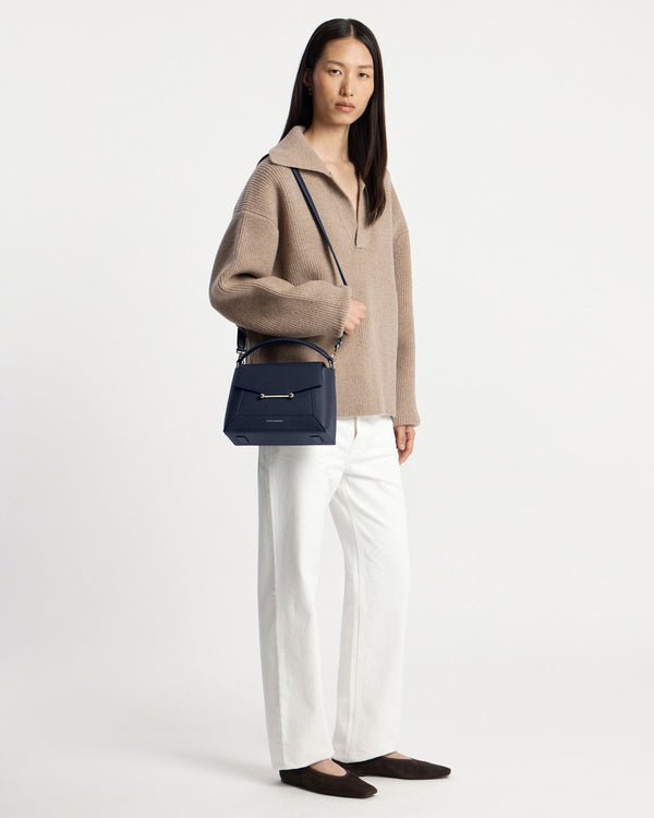 strawberry Mosaic Bag - Navy