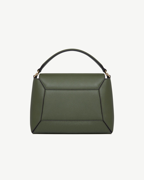 Strawberry Mosaic Bag - Pine Green