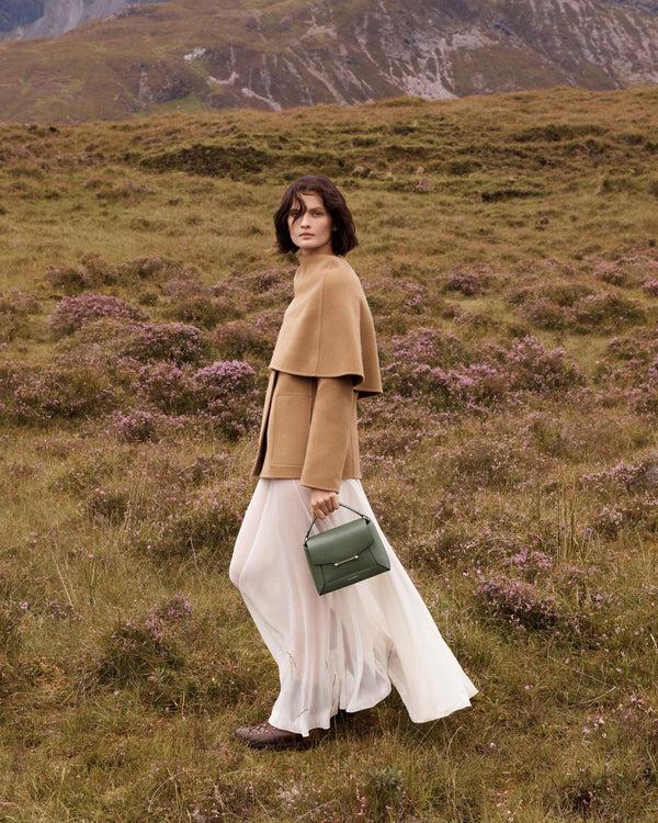 strawberry Mosaic Bag - Pine Green