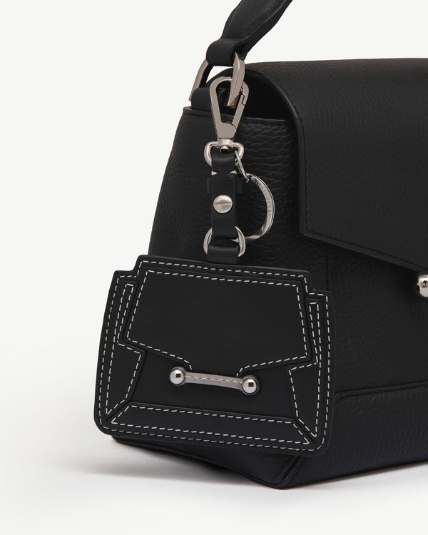 strawberry Mosaic Cardholder Charm - Black