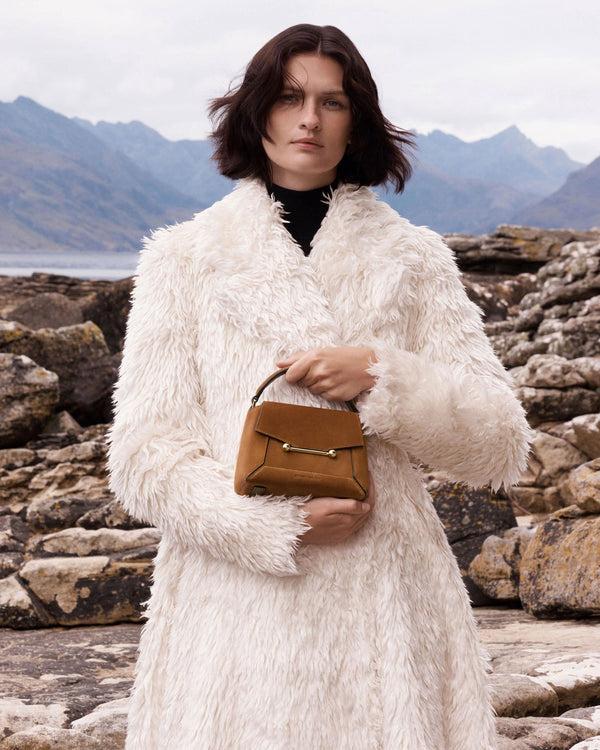 strawberry Mosaic Nano - Tan Suede