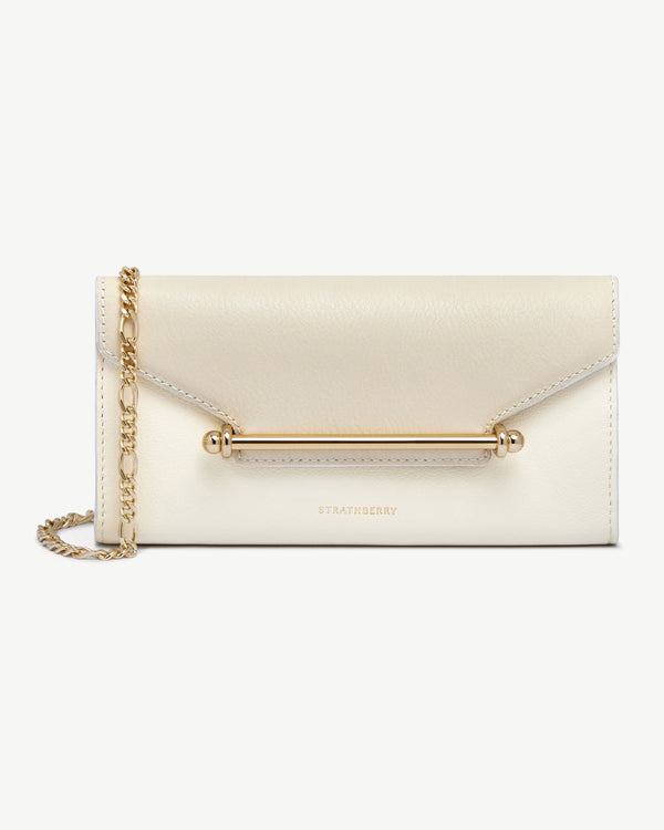 Strawberry Multrees Chain Wallet - Vanilla/Diamond