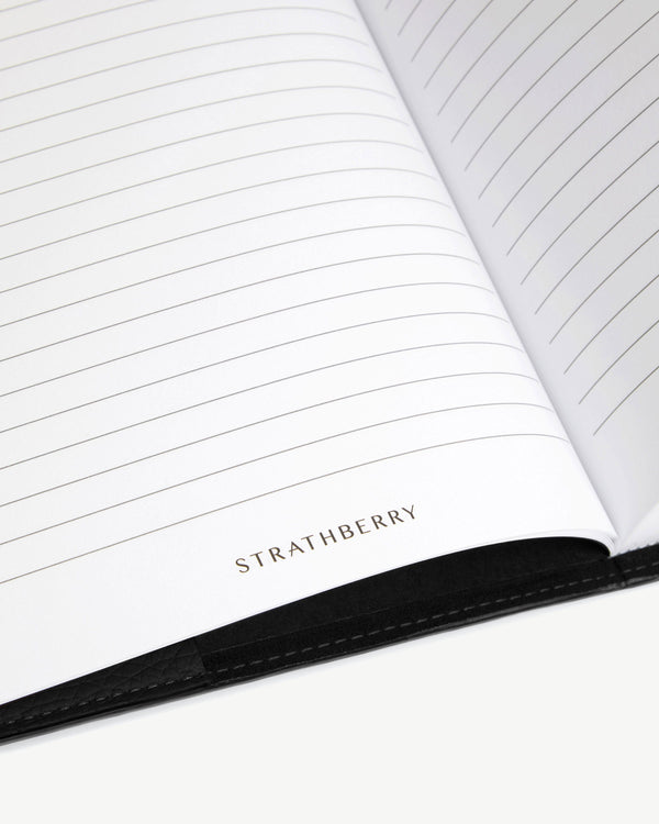 Strawberry Multrees Notebook - Black