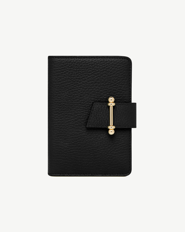Strawberry Multrees Passport Holder - Black