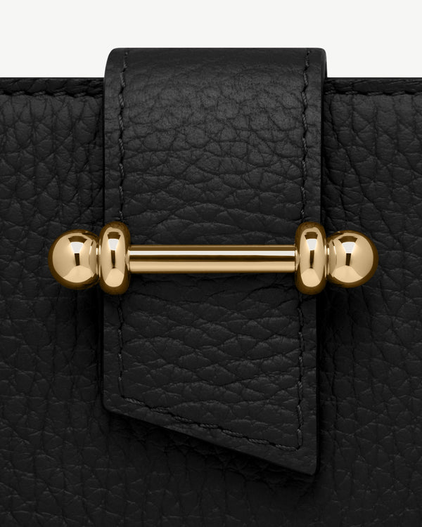 strawberry Multrees Passport Holder - Black