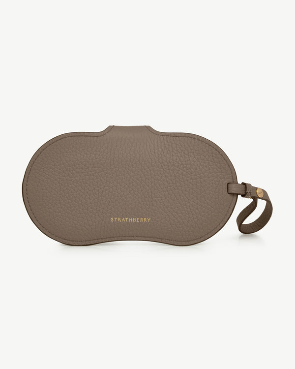 Strawberry Multrees Sunglasses Case - Taupe